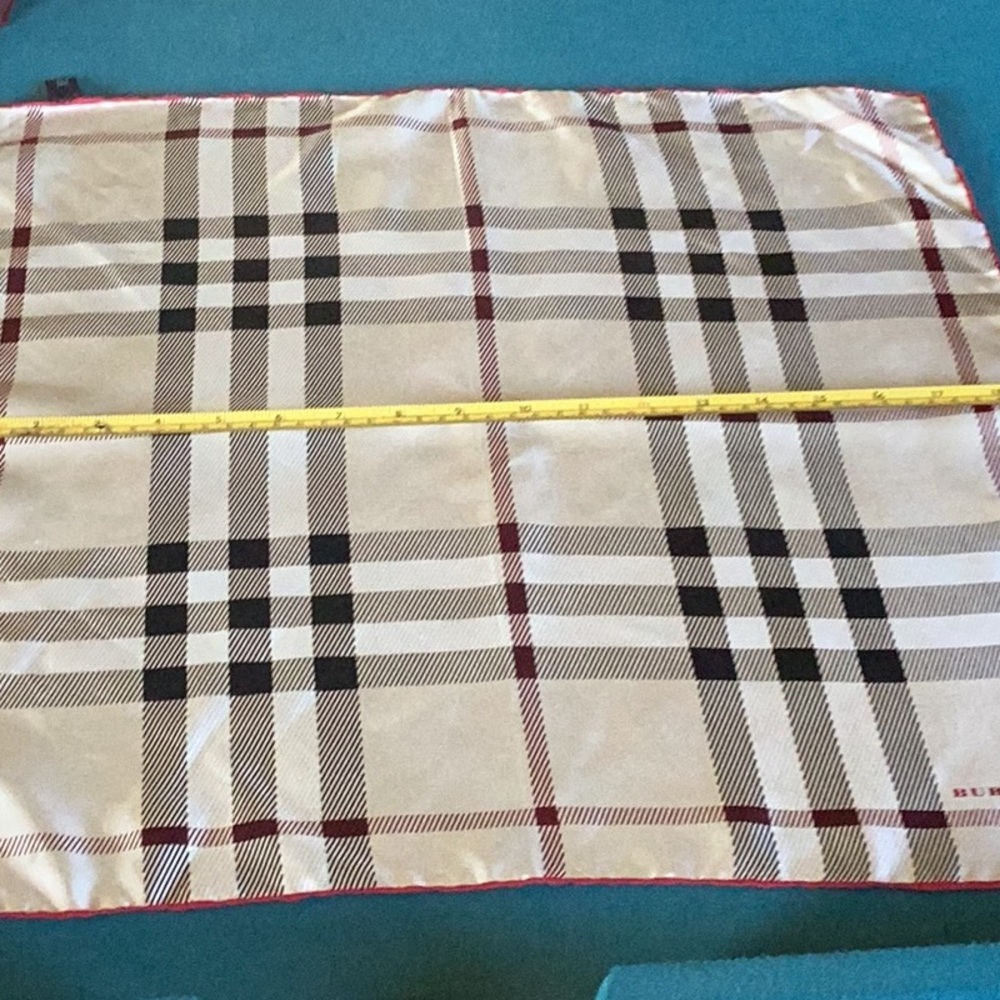 Burberry Plaid Silk Scarf